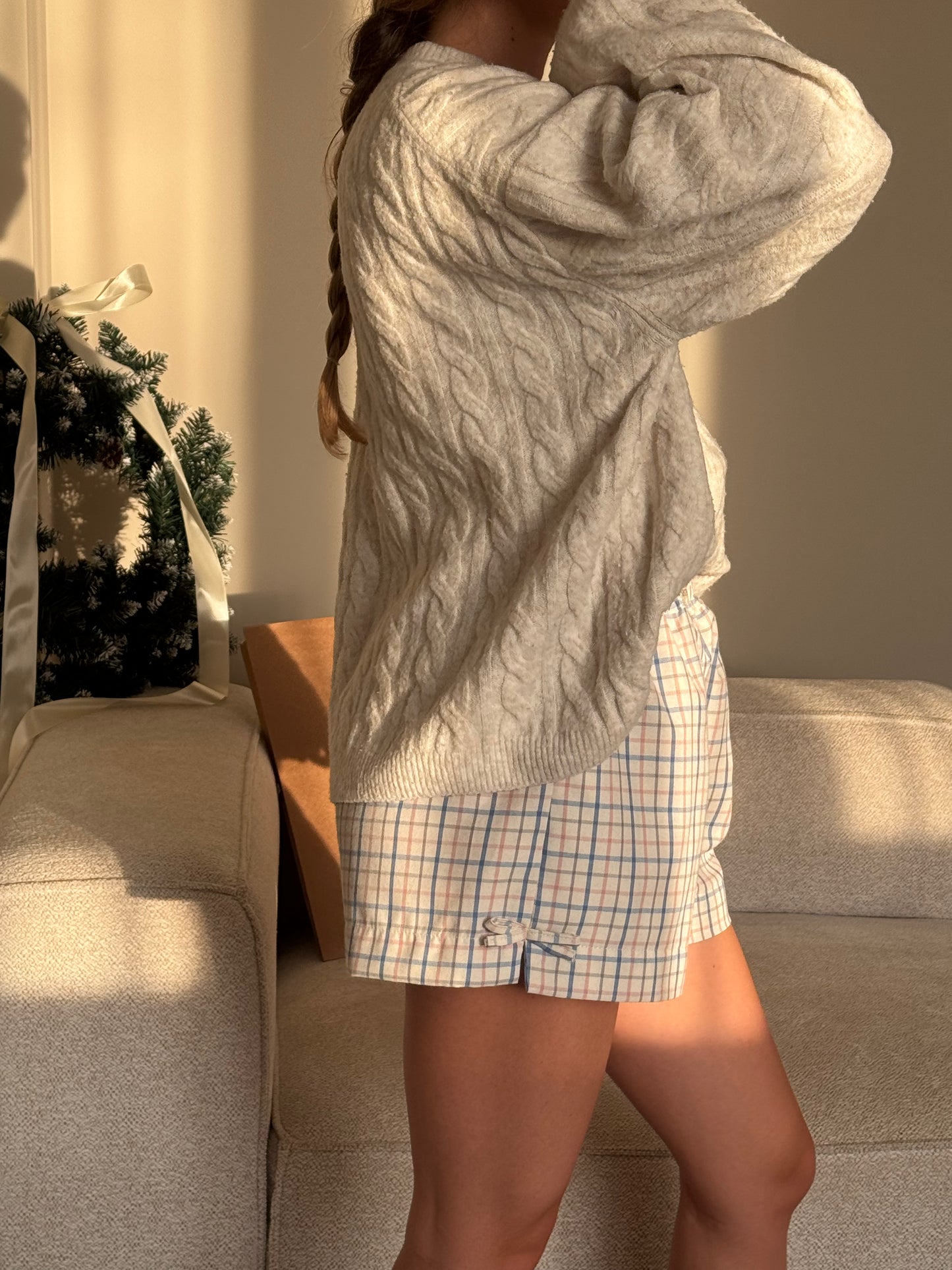 Blue Candy Cane Shorts