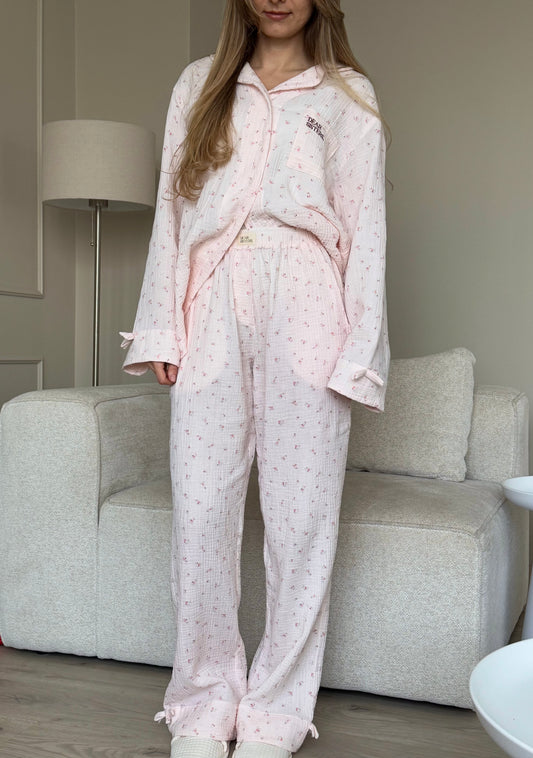 Сет с дълъг панталон Floral Mousse