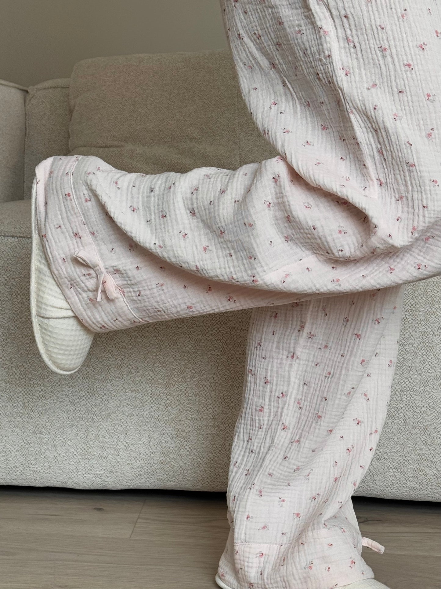 Сет с дълъг панталон Floral Mousse