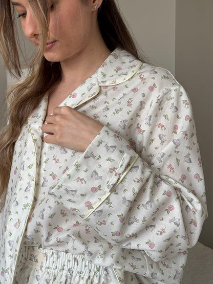 Two-piece set Bunny Love Rosy Pink