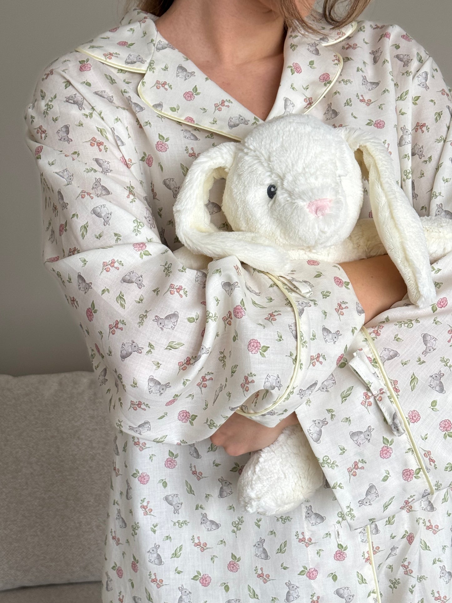 Two-piece set Bunny Love Rosy Pink