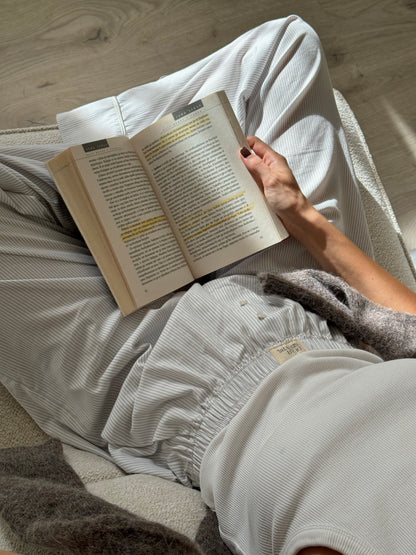 Сет риза с дълъг панталон Dove Gray