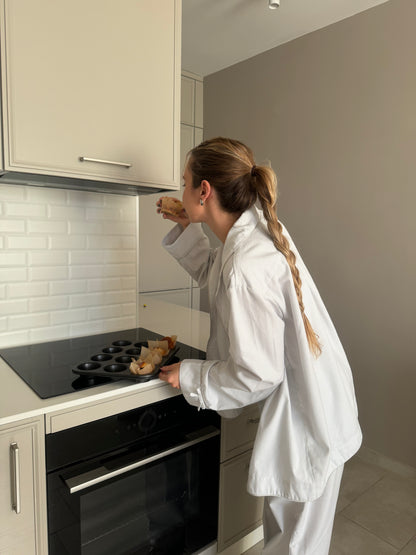 Сет риза с дълъг панталон Dove Gray