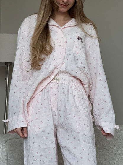 Long Trousers Floral Mousse