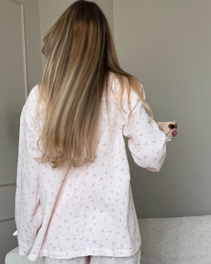 Сет с дълъг панталон Floral Mousse