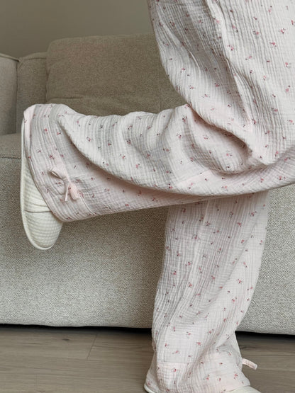 Long Trousers Floral Mousse