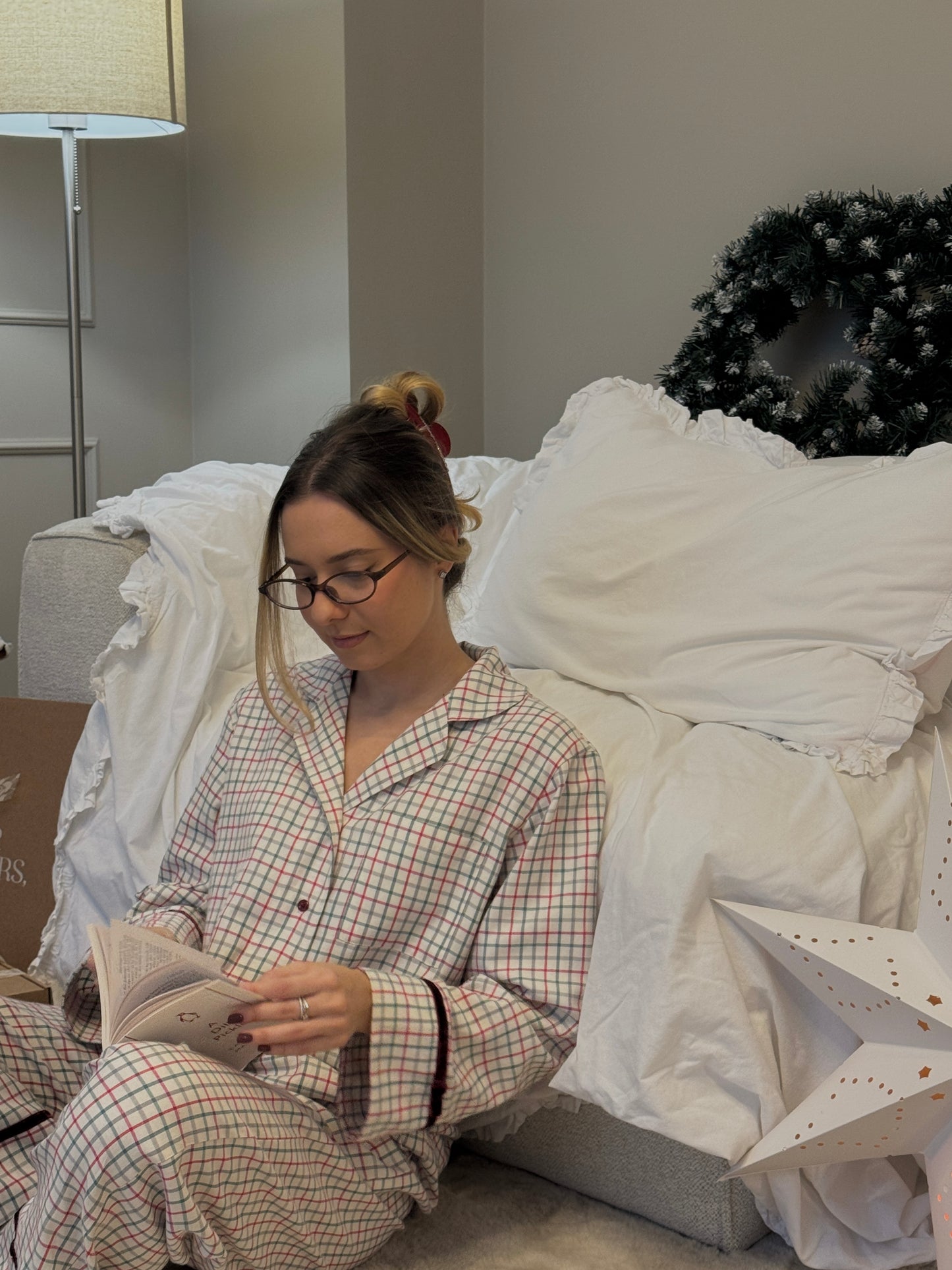 Pre-order Дълъг коледен сет с кадифени детайли